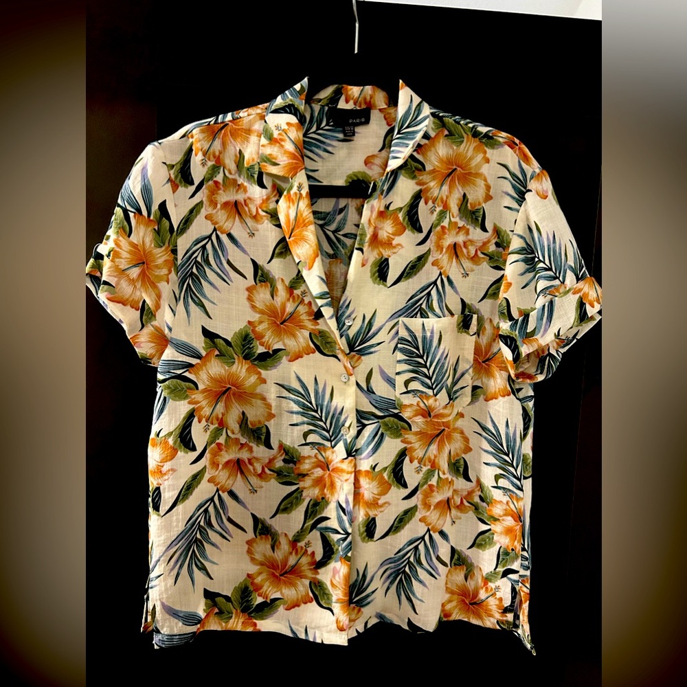 Perfect Hawaiian shirt , button up, Xs, oversized